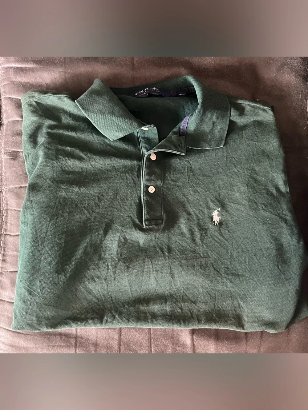 Polo by Ralph Lauren Forest Green Classic Polo with Embroidered Pony